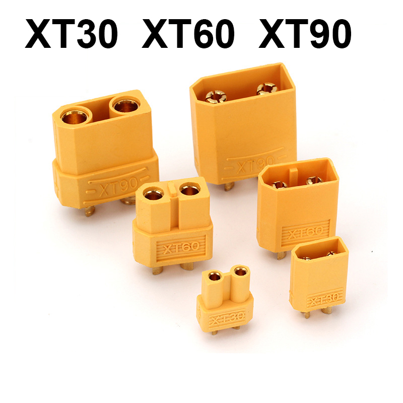 Drone Battery Adapter - 1/2/5/10ชิ้น XT60 XT-60ตัวผู้ตัวเมีย XT30 XT90หัวกระสุนปลั๊กสำหรับ RC