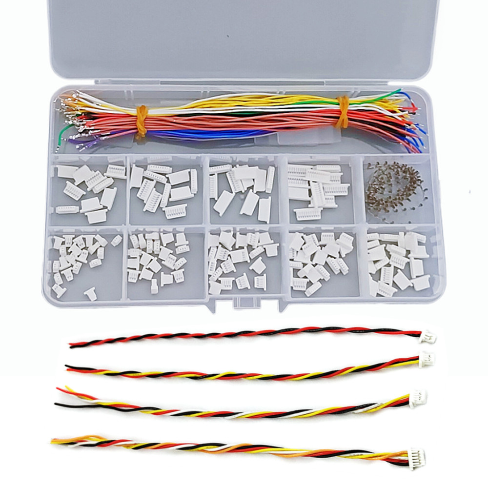Holy Stone Drone Hs440 - ขั้วต่อ SH1.0 แบบหัวเดียว สายซิลิโคนแบบ Pre-Crimped พร้อมหัวต่อ