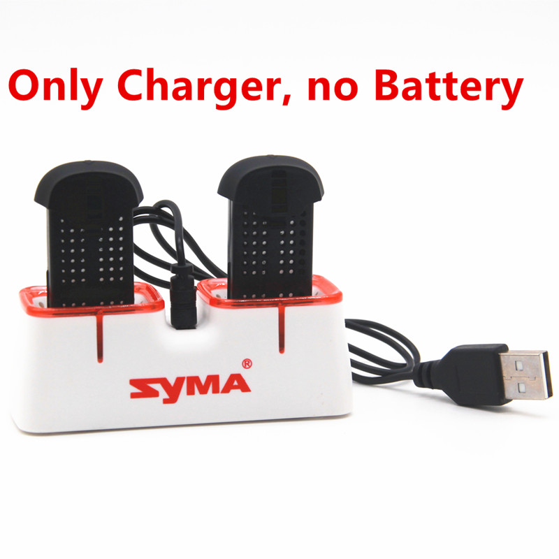 Drone Battery Adapter - เครื่องชาร์จ USB แบบเร็วคู่สำหรับแบตเตอรี่โดรน Syma X22 X22W