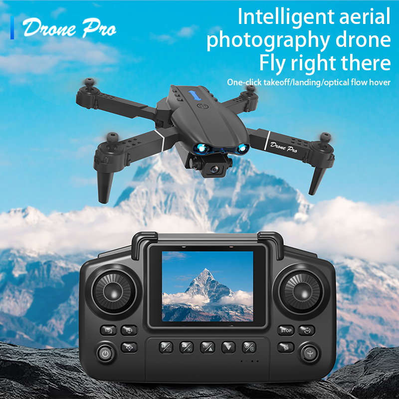 Drone Battery Adapter - E99 Airหน้าจอควบคุมDrone Professionalกว้างRC Dron HD 4Kกล้องพับเฮลิคอปเตอร์เครื่องบินQuadcopter