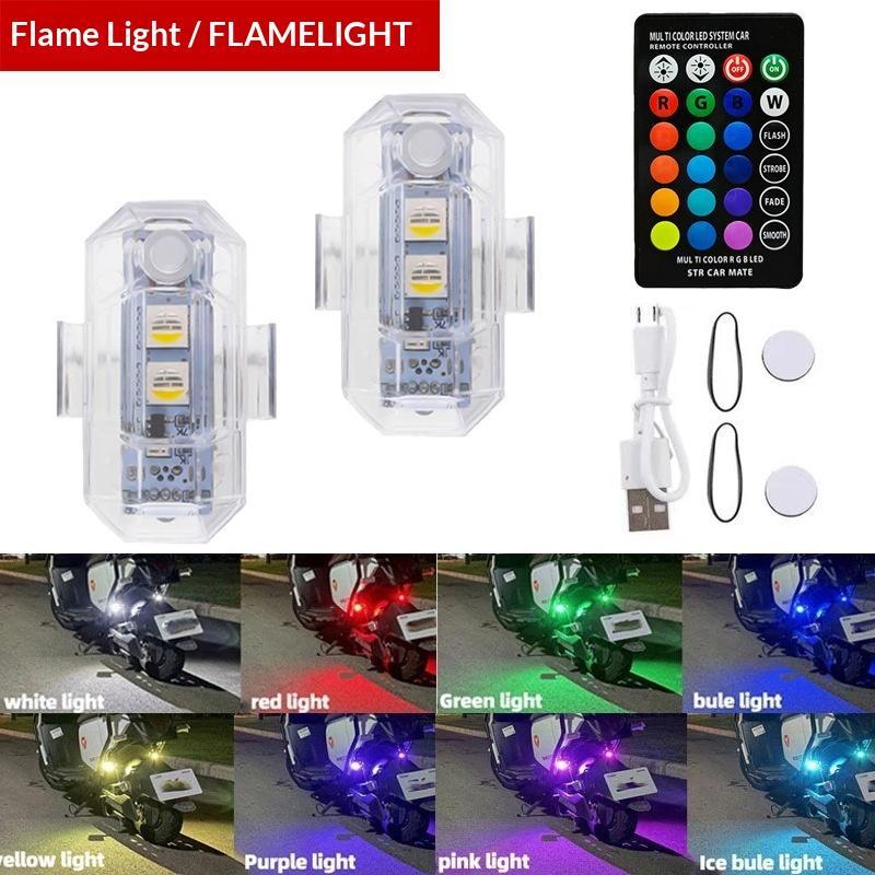 ไฟเตือน LED RGB สำหรับมอเตอร์ไ - Drone Strobe Light บทวิจารณ์และราคา