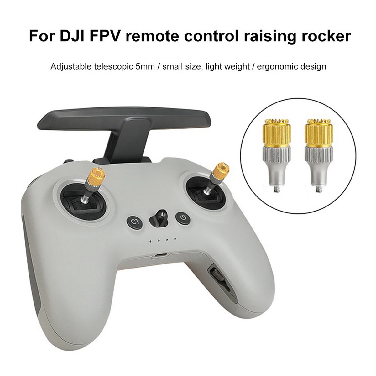 จอยสติ๊กควบคุมกล้อง FPV 2 ชิ้น - Drone Control Stick บทวิจารณ์และราคา