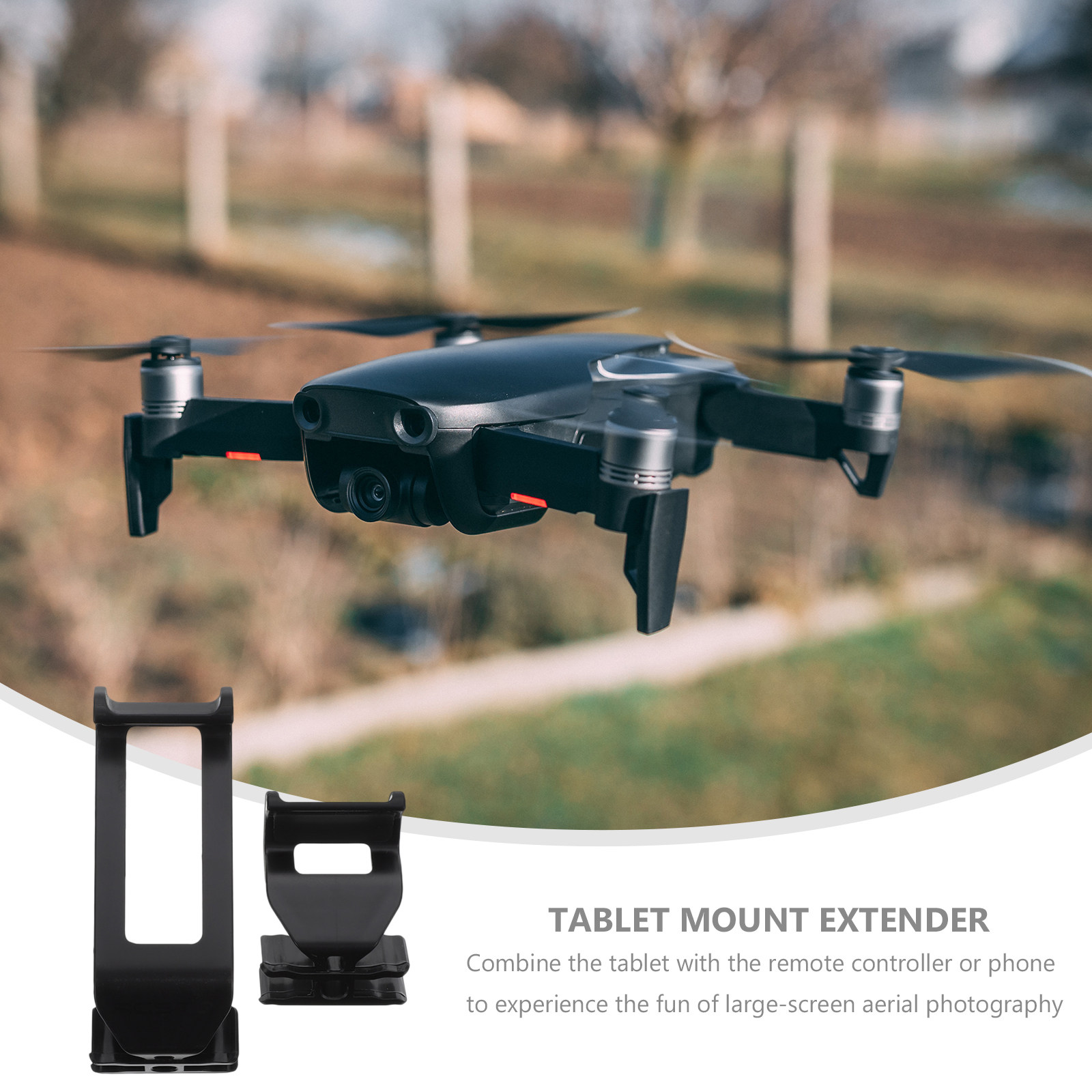 1 ชุด ที่ยึดโทรศัพท์และแท็บเล็ - Drone Tablet Mount บทวิจารณ์และราคา