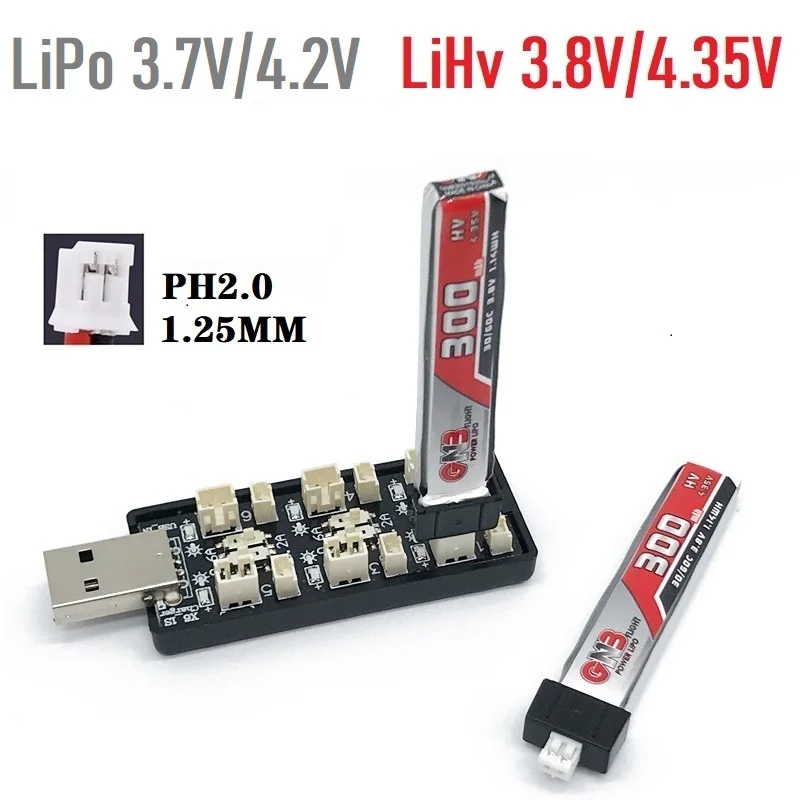 6CH USB 1S LiPo/LiHv 3.7 V/4.2 - Drone Power Bank บทวิจารณ์และราคา