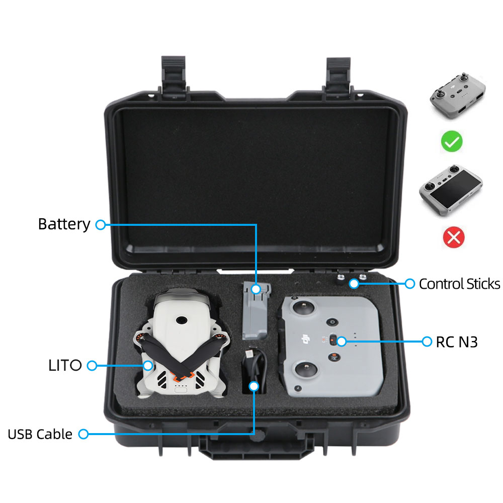 กระเป๋าพกพาสำหรับ DJI Lito 1 ก - Drone Carrying Case บทวิจารณ์และราคา