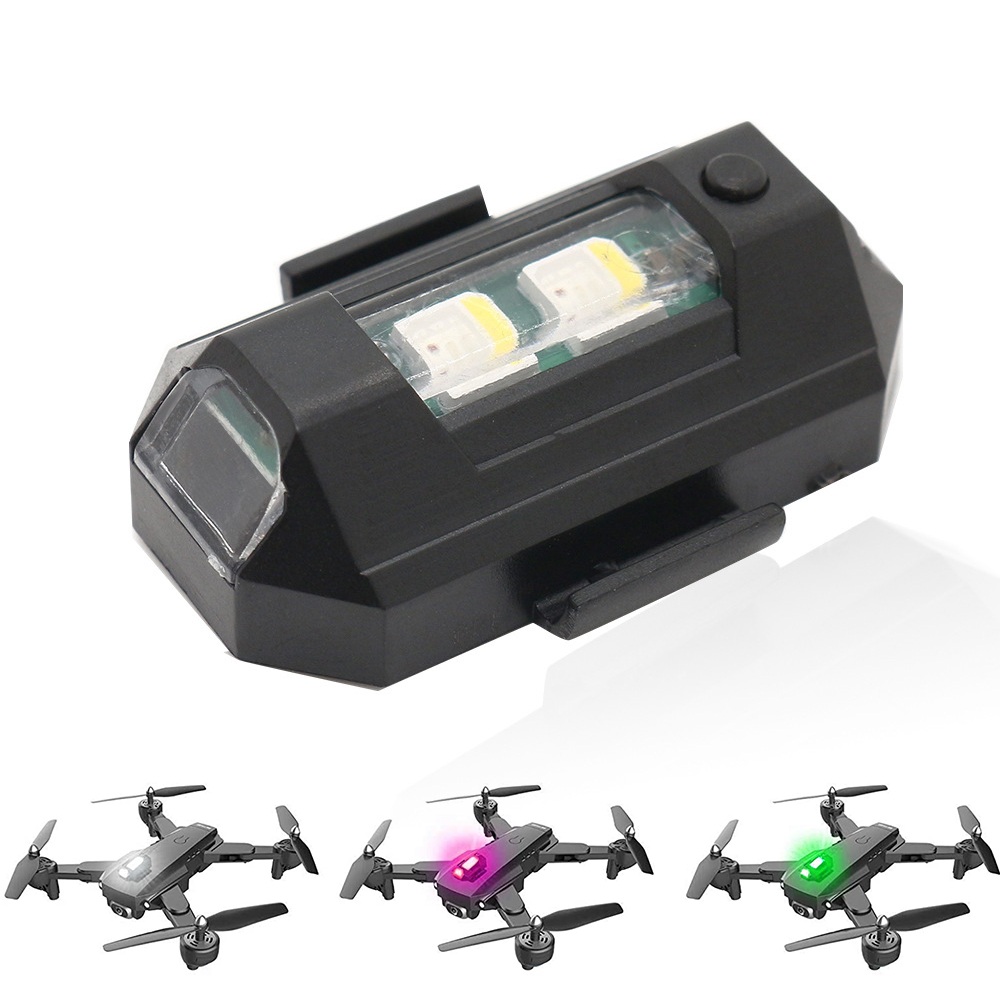 ไฟเตือน LED RGB สำหรับรถจักรยา - Drone Strobe Light บทวิจารณ์และราคา