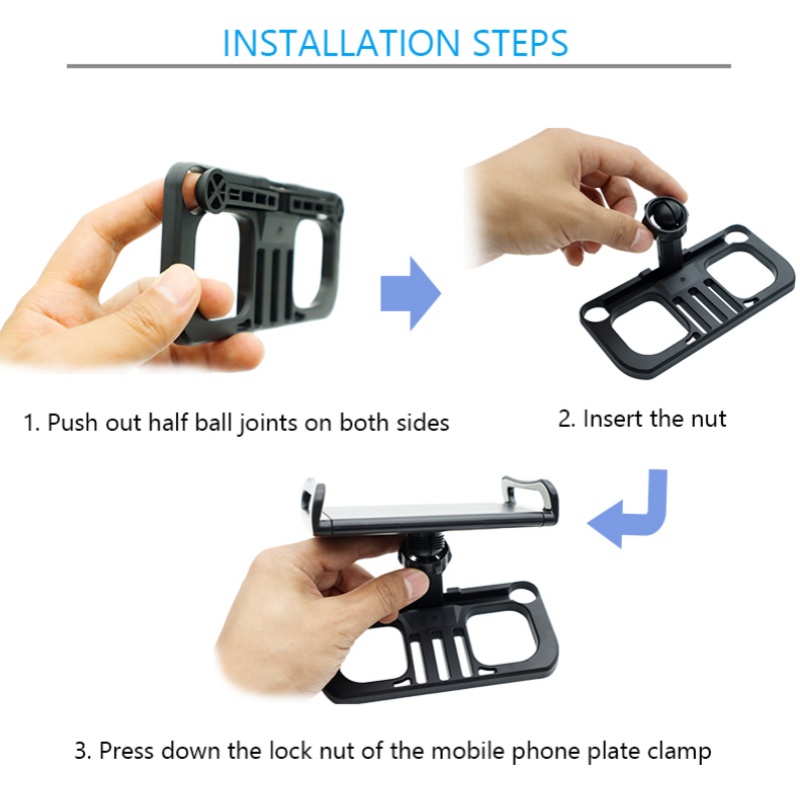 ที่วางแท็บเล็ตคลิปปรับขยายได้ส - Drone Tablet Mount บทวิจารณ์และราคา